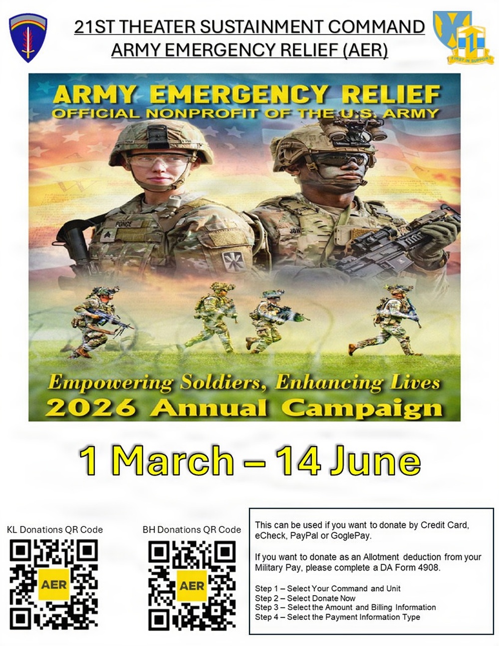 DVIDS - News - 21st Theater Sustainment Command Supports 2026 AER Campaign