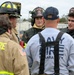 Naval Support Activity Panama City Fire and Emergency Services train with Lynn Haven Fire Rescue