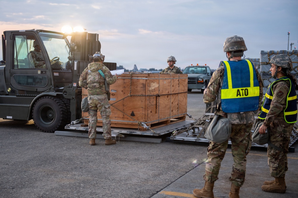 374 AW loads cargo during BM26