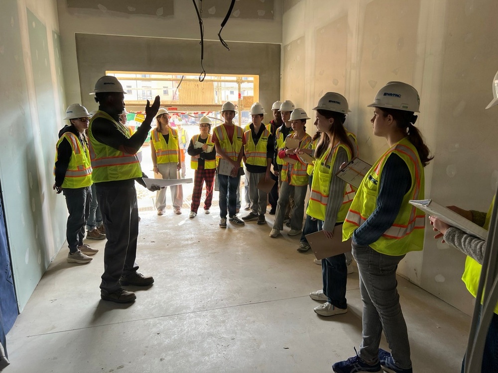 Army Family Housing site visit sparks architectural dreams for Vicenza High School students