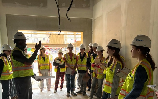 Army Family Housing site visit sparks architectural dreams for Vicenza High School students