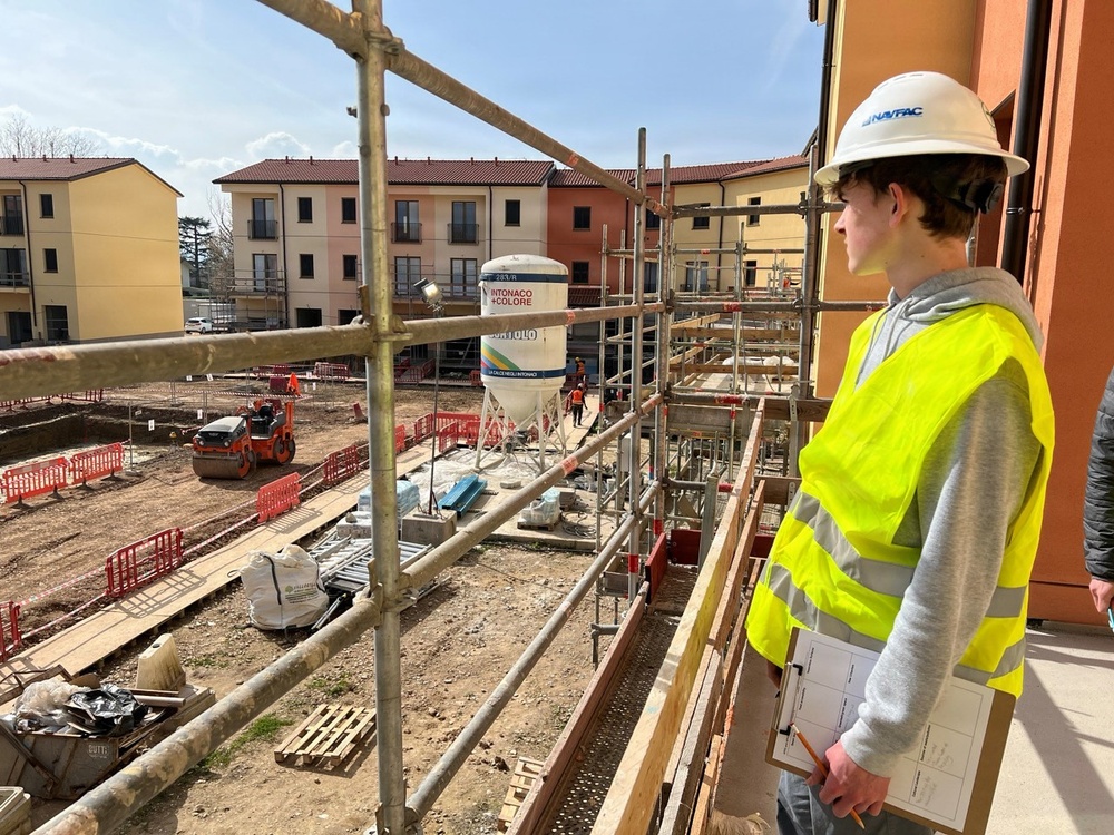 Army Family Housing site visit sparks architectural dreams for Vicenza High School students