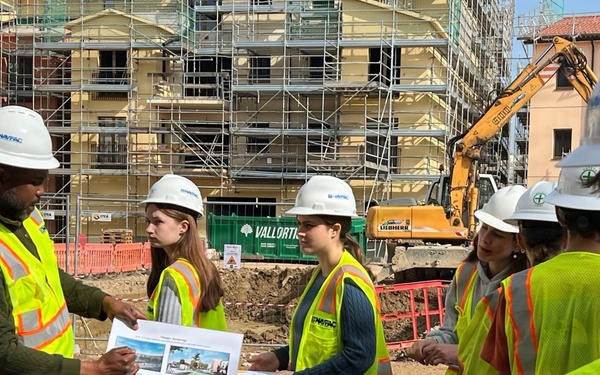 Army Family Housing site visit sparks architectural dreams for Vicenza High School students