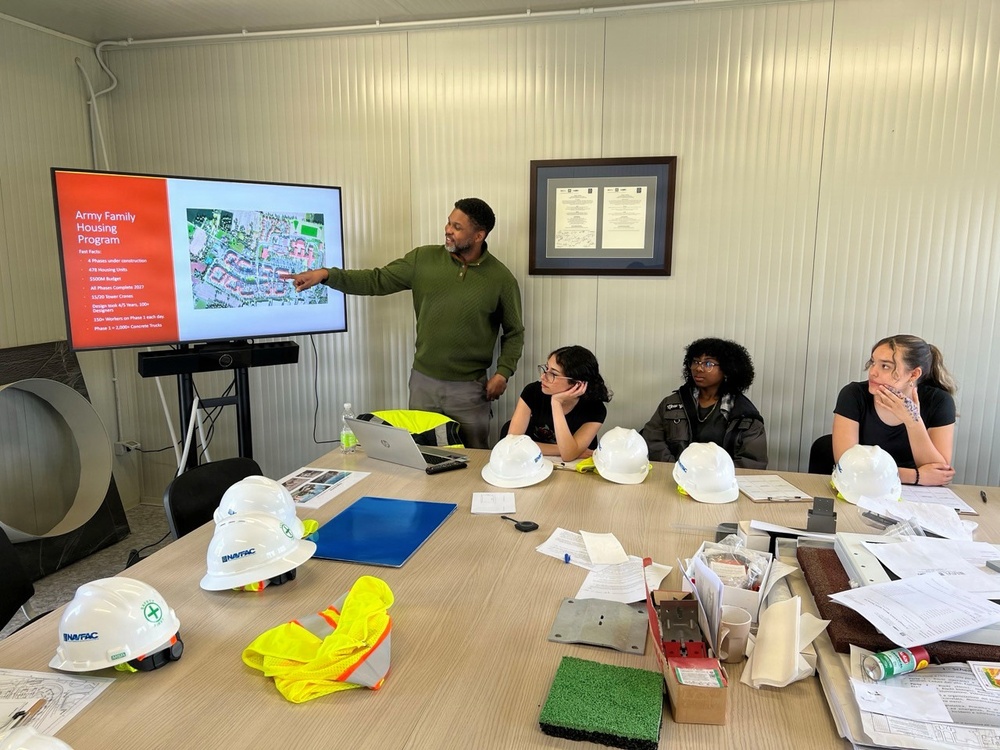 Army Family Housing site visit sparks architectural dreams for Vicenza High School students