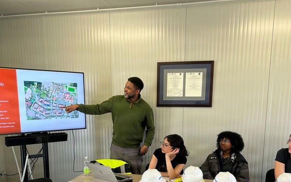 Army Family Housing site visit sparks architectural dreams for Vicenza High School students