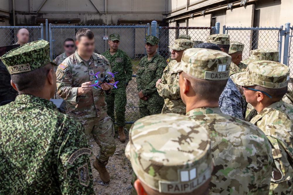 Colombian Senior Enlisted Leaders Visit 7th Special Forces Group (Airborne) During 22nd PISAJ Engagement