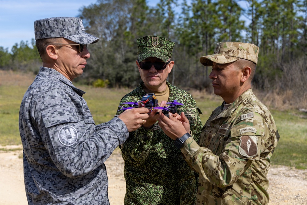Colombian Senior Enlisted Leaders Visit 7th Special Forces Group (Airborne) During 22nd PISAJ Engagement