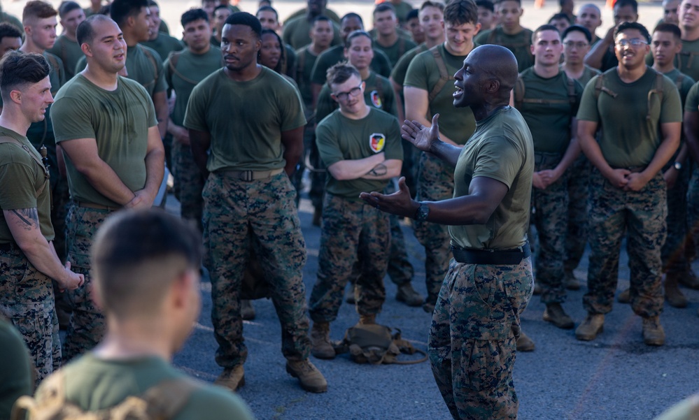 9th Communication Battalion conducts PT event