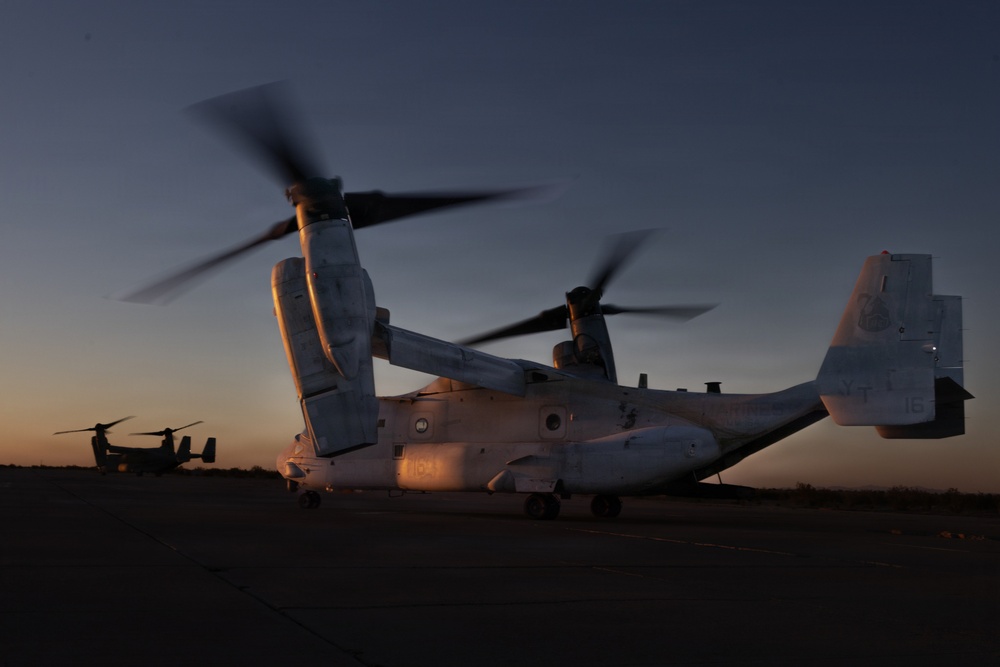 VMM-161 conducts night flight operations