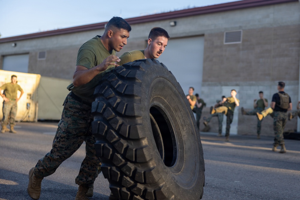 9th Communication Battalion conducts PT event
