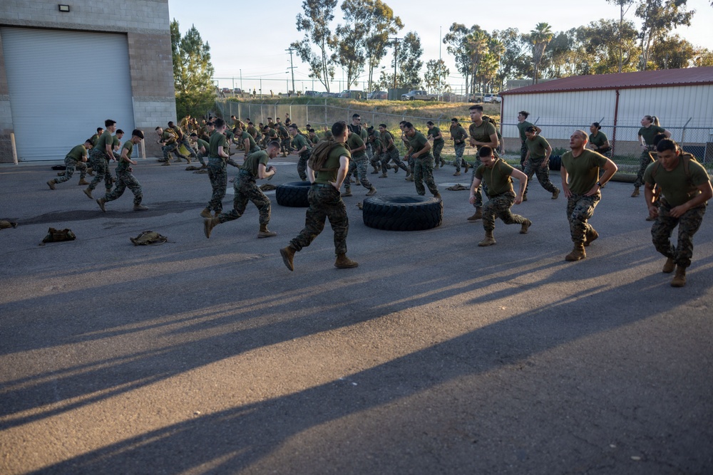 9th Communication Battalion conducts PT event