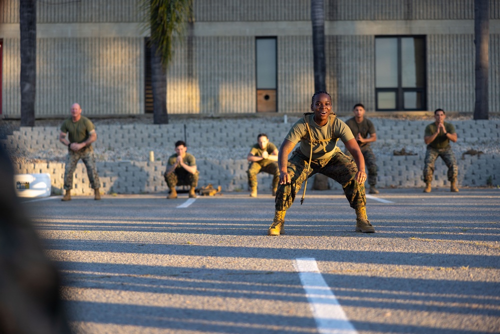 9th Communication Battalion conducts PT event