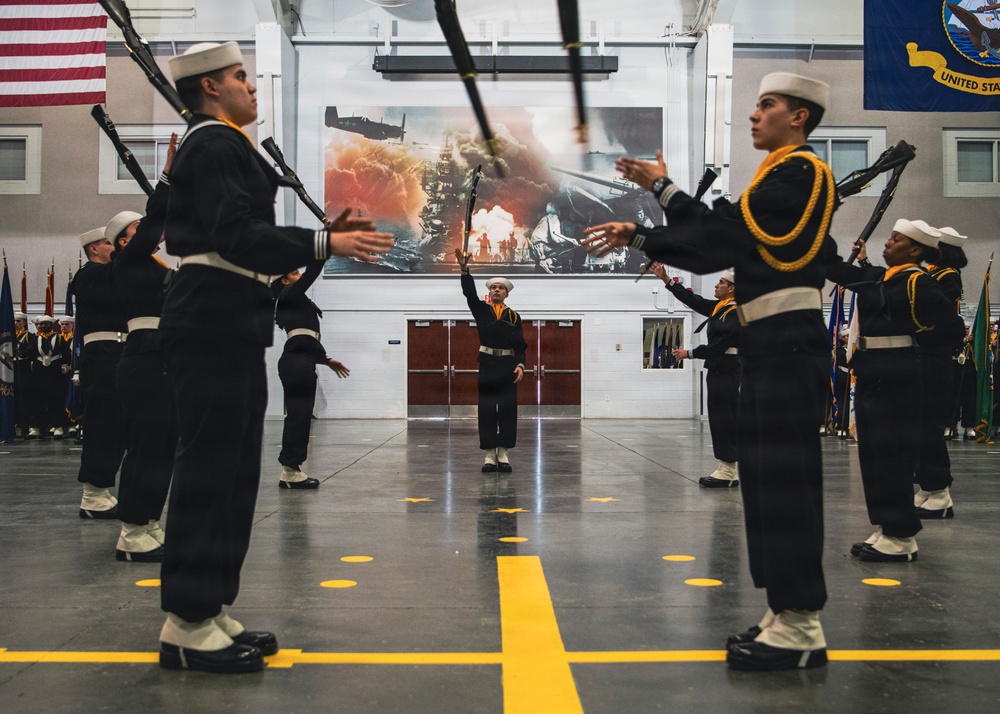 Recruit Training Command Pass in Review Mar. 19, 2026
