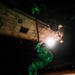 EOD Technicians Practice Nighttime Rappelling and Fast-Roping Techniques
