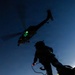EOD Technicians Practice Nighttime Rappelling and Fast-Roping Techniques