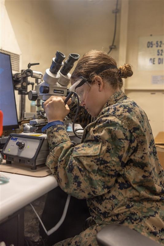 Marines Strengthen Joint Force Through Coast Guard Electronics Training