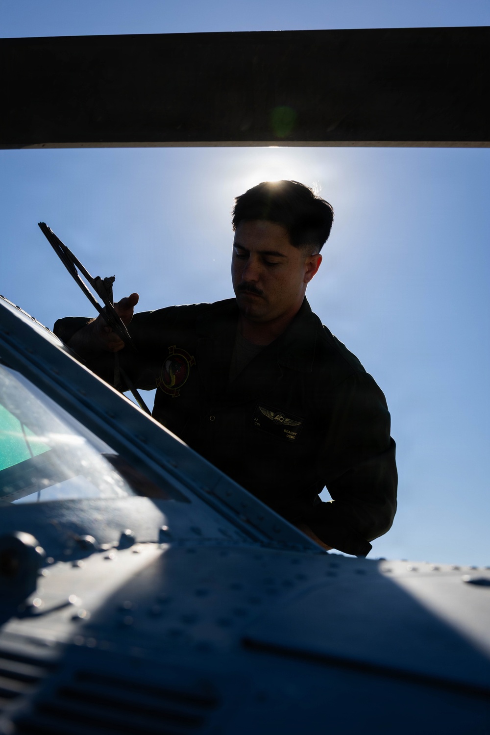 U.S. Marines with  HMLA-367 participate in live-fire range