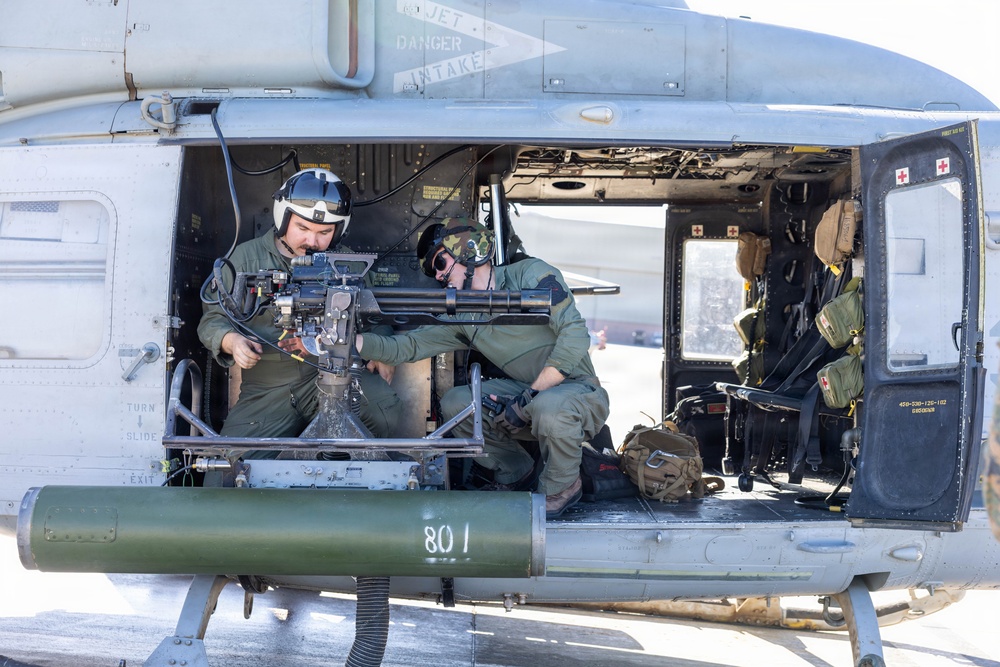 U.S. Marines with HMLA-367 execute joint live-fire exercise alongside JTAC