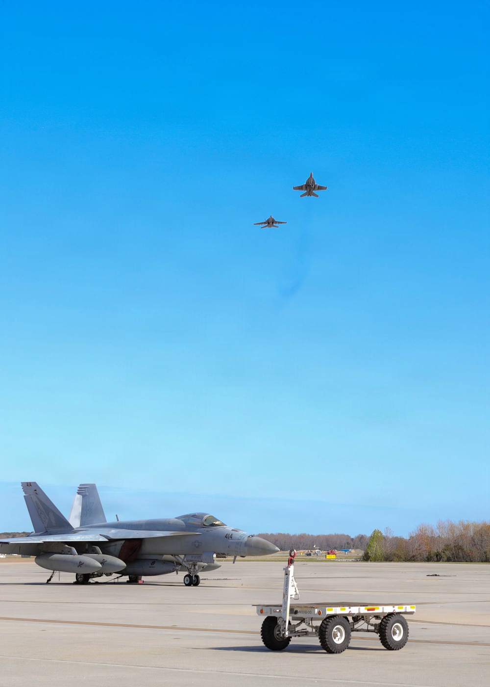 CVW-7 Conducts Aerial Change of Command