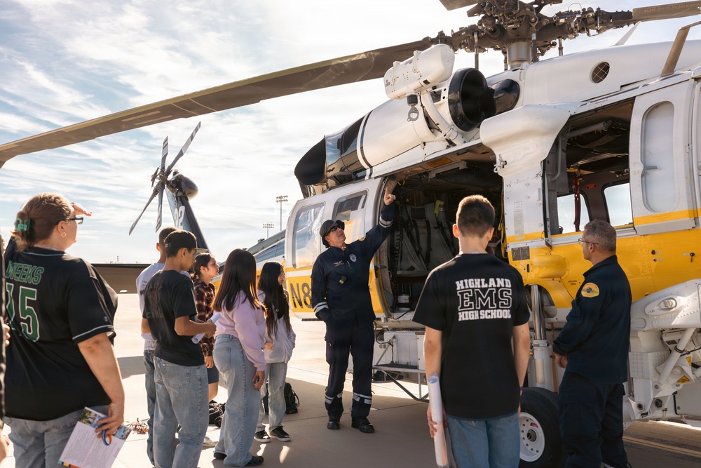 Antelope Valley students engage at USAF Plant 42 aerospace career fair