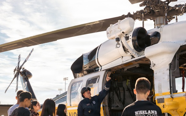 Antelope Valley students engage at USAF Plant 42 aerospace career fair