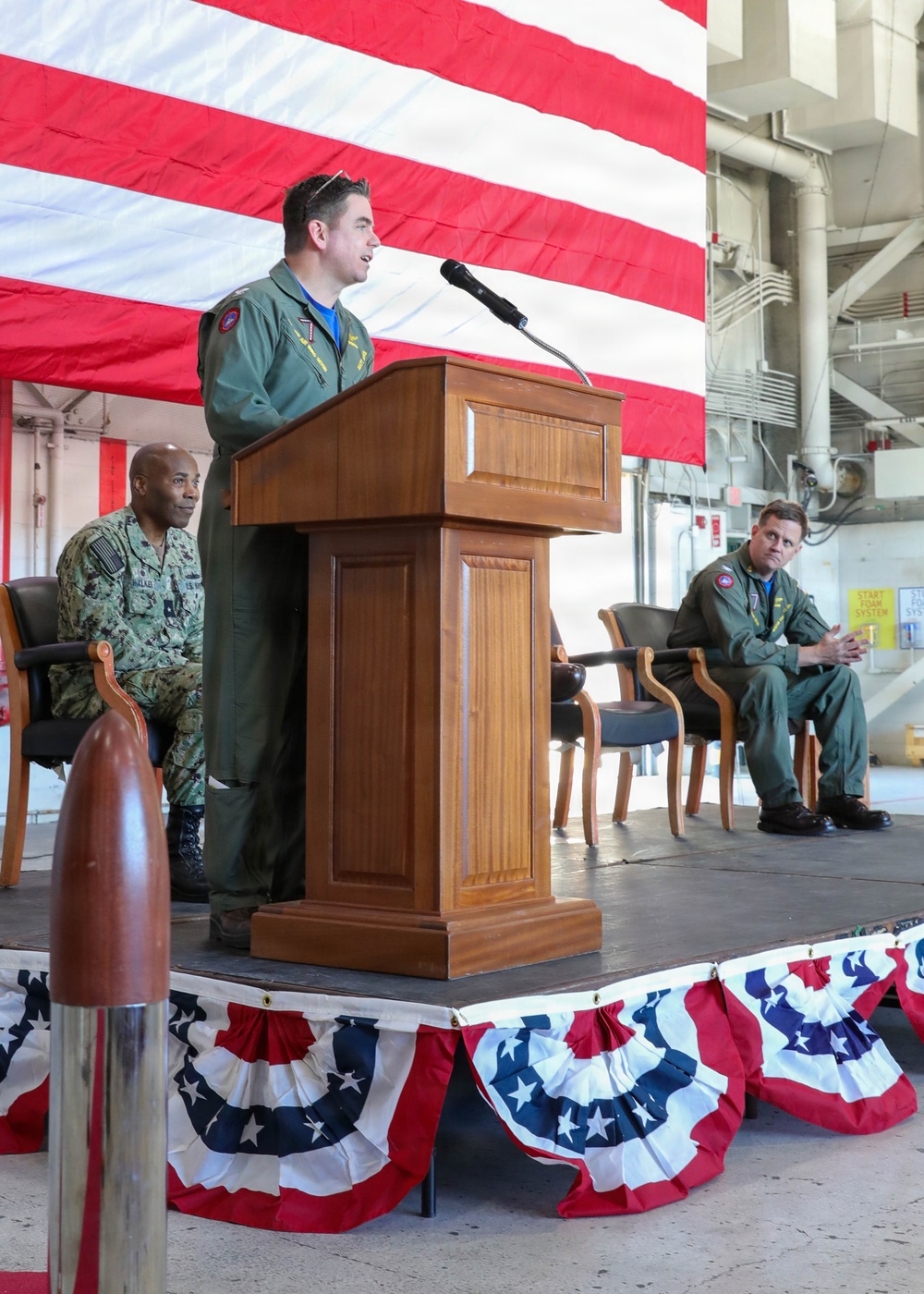 CVW-7 Conducts Aerial Change of Command