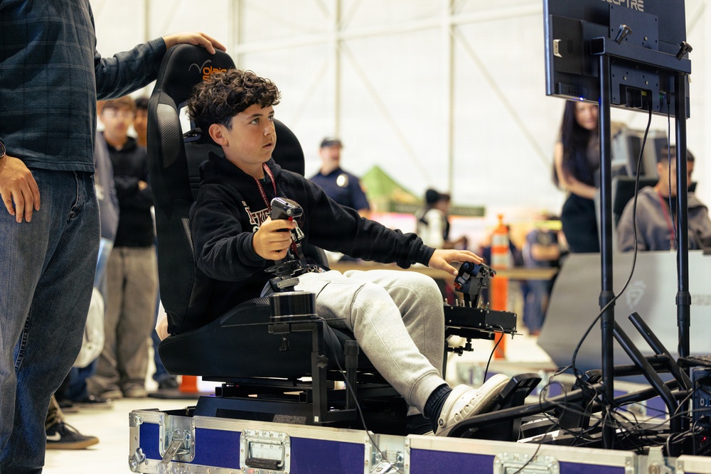 Antelope Valley students engage at USAF Plant 42 aerospace career fair
