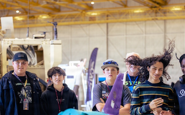 Antelope Valley students engage at USAF Plant 42 aerospace career fair