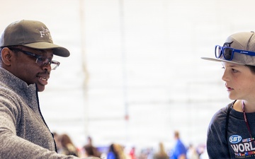 Antelope Valley students engage at USAF Plant 42 aerospace career fair