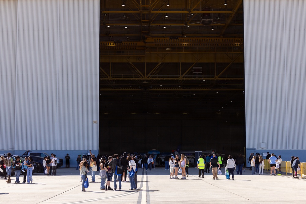 Antelope Valley students engage at USAF Plant 42 aerospace career fair