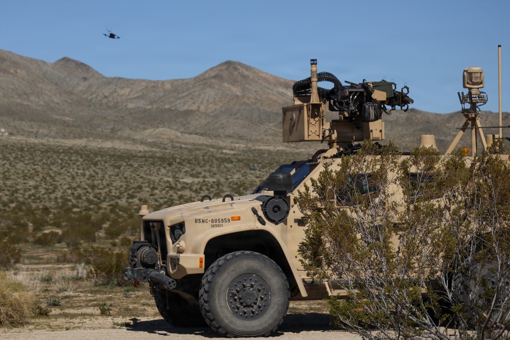 3rd LAAB Conducts XM914 Range at Fort Irwin, California