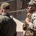 U.S. Border Patrol agents lead Marines on guided southern border survey