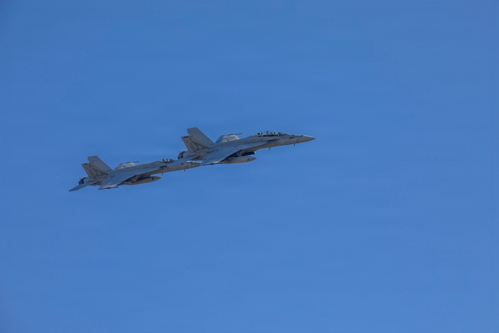 VFA-105 Executes Change of Command with Aerial Flyover