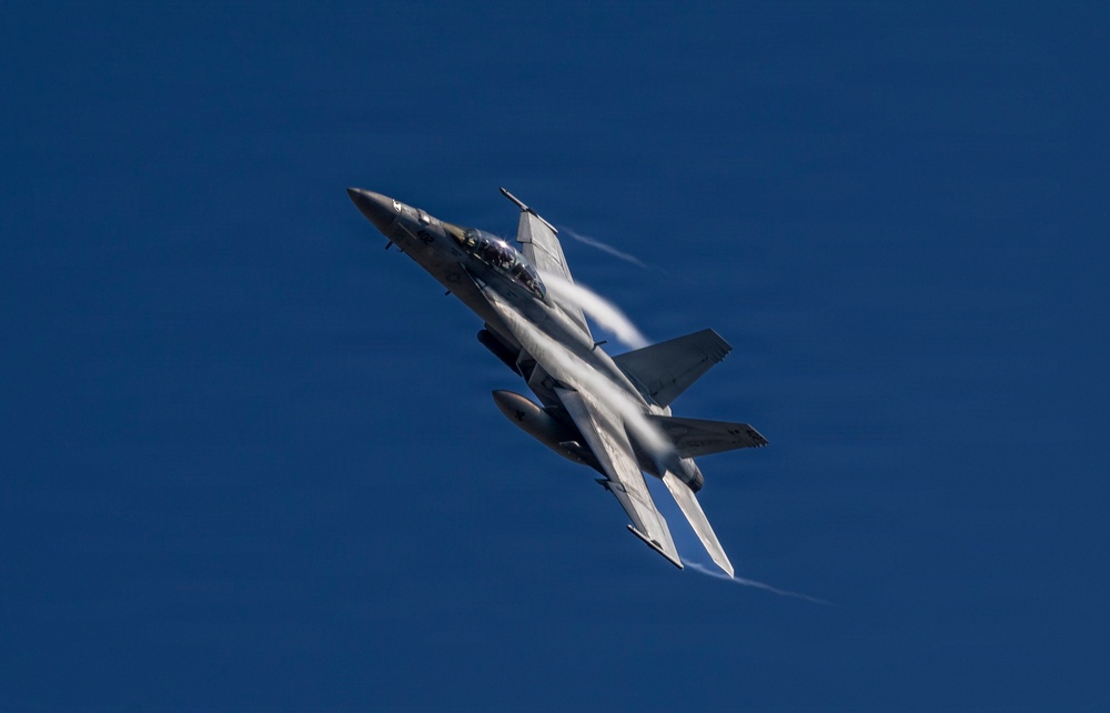 VFA-105 Executes Change of Command with Aerial Flyover