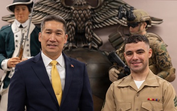 U.S. Marine Re-Enlists After COVID Discharge