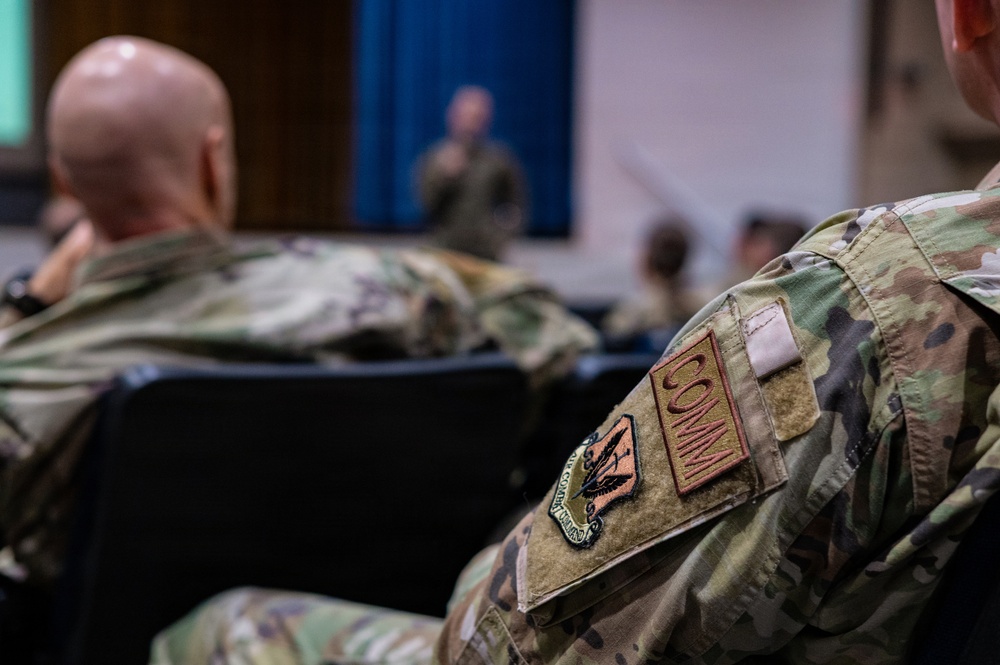 Cyber Defense Operations leadership visit Team Eglin