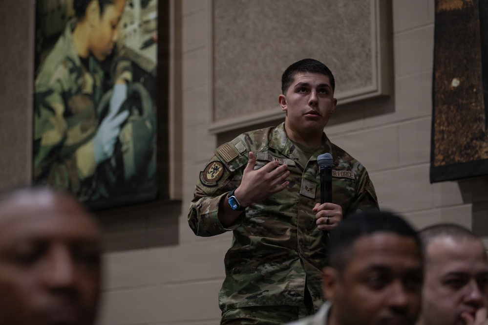 Cyber Defense Operations leadership visit Team Eglin