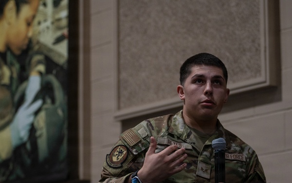 Cyber Defense Operations leadership visit Team Eglin