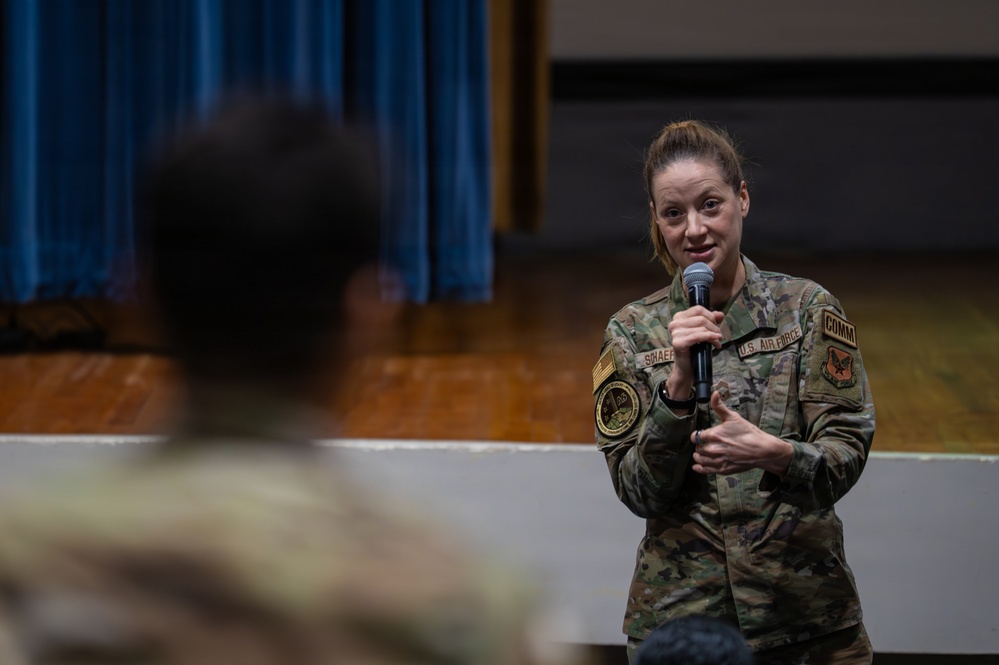 Cyber Defense Operations leadership visit Team Eglin