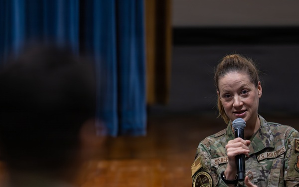 Cyber Defense Operations leadership visit Team Eglin