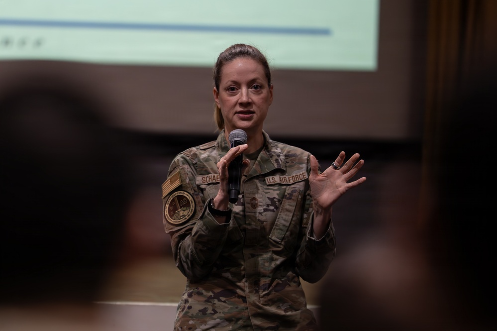 Cyber Defense Operations leadership visit Team Eglin