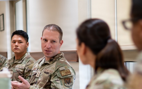 Cyber Defense Operations leadership visit Team Eglin