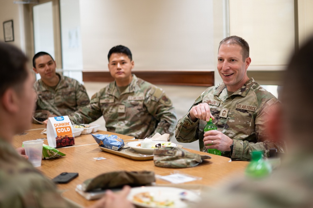 Cyber Defense Operations leadership visit Team Eglin