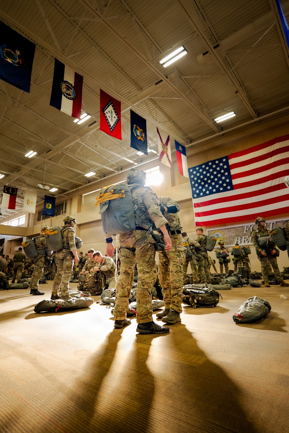 Rangers Prepare for an Airborne Jump
