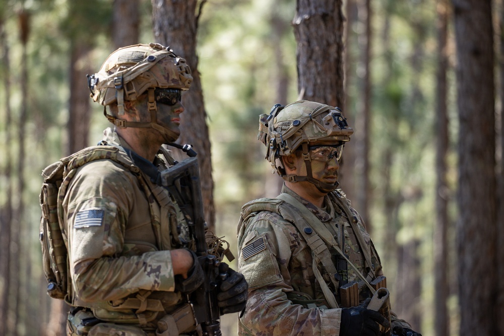 JRTC Soldiers train during CSA visit