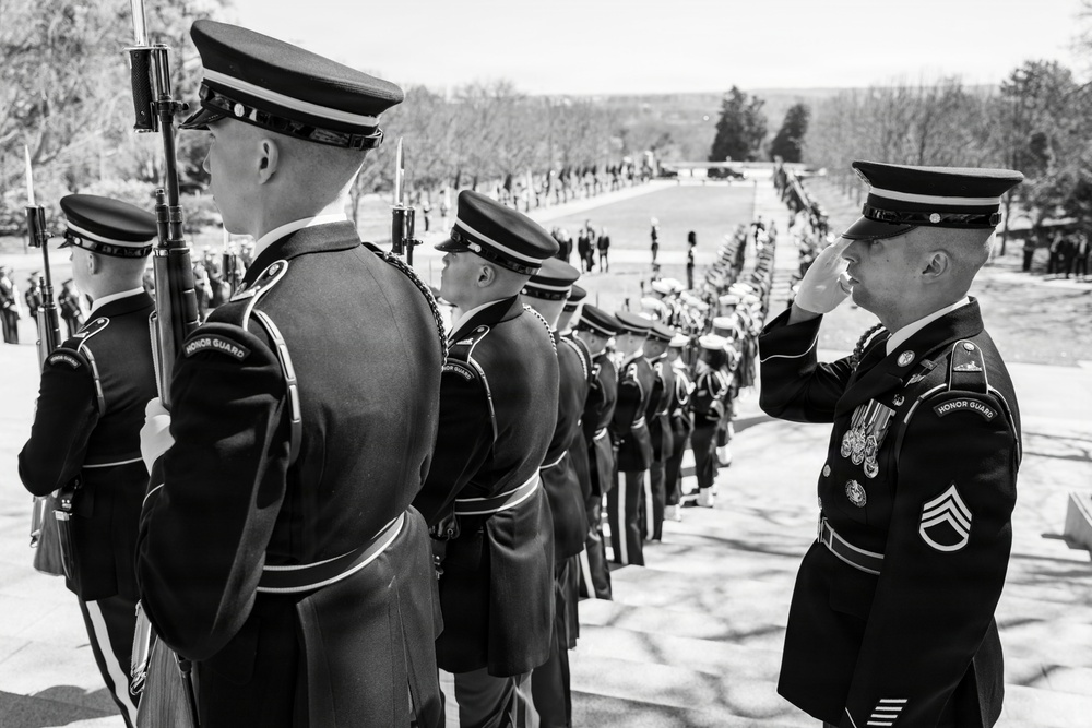 Japanese Prime Minister Sanae Takaichi Visits Arlington National Cemetery