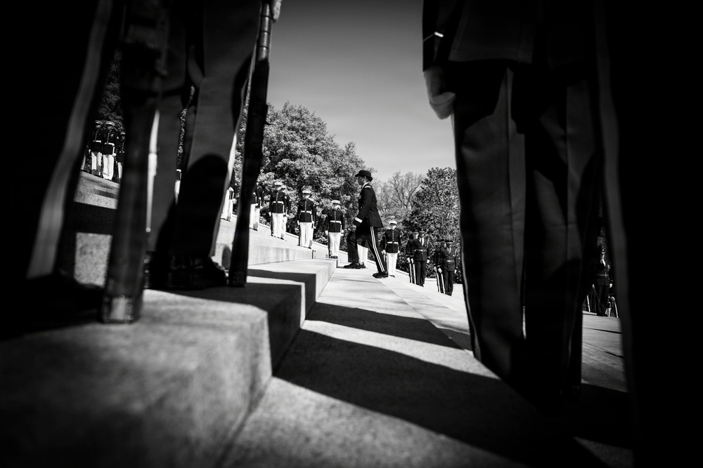 Japanese Prime Minister Sanae Takaichi Visits Arlington National Cemetery
