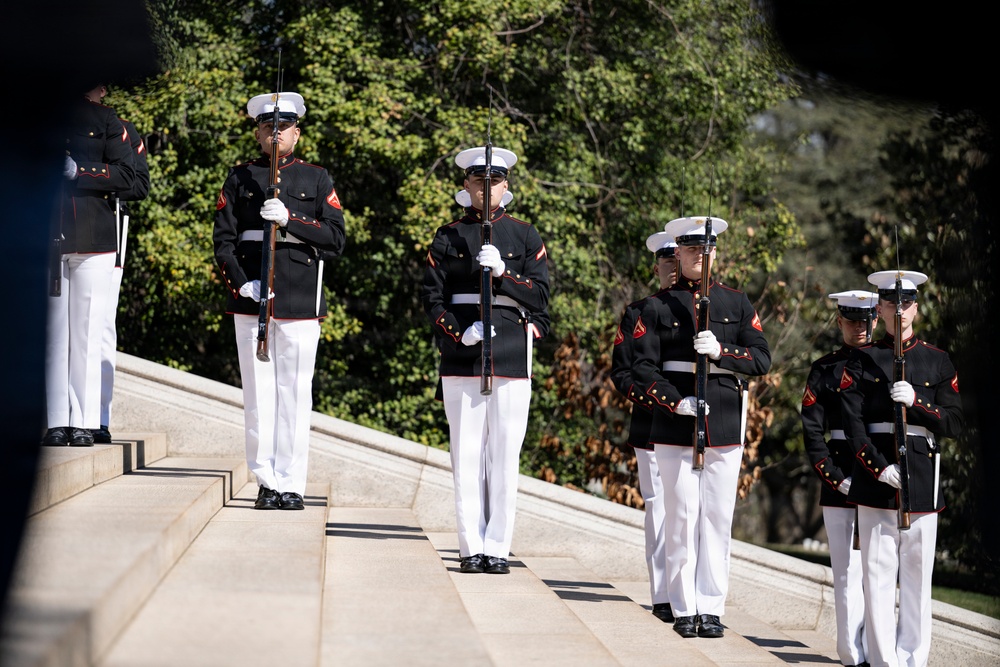 Japanese Prime Minister Sanae Takaichi Visits Arlington National Cemetery