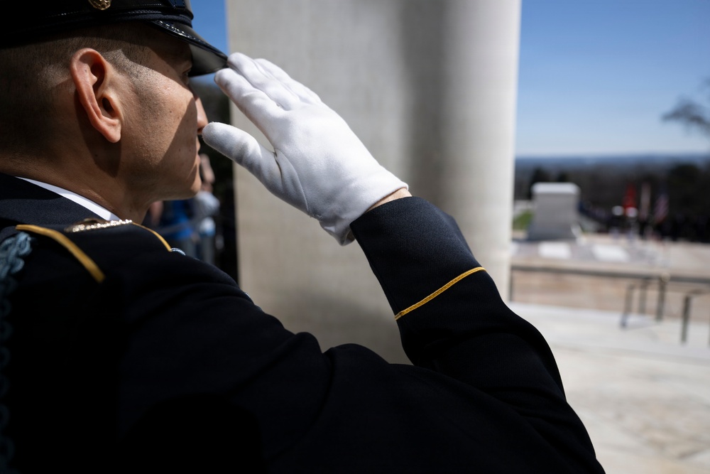 Japanese Prime Minister Sanae Takaichi Visits Arlington National Cemetery