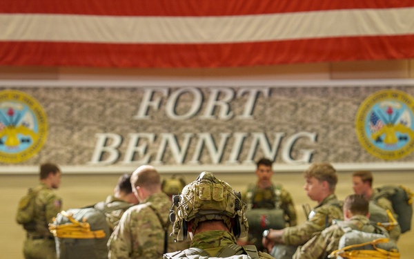 Rangers Prepare for an Airborne Jump